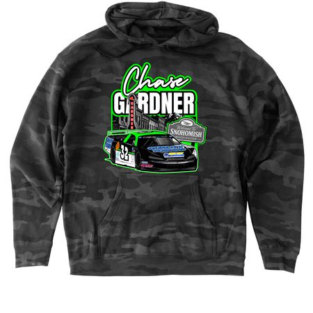 2026 Snohomish Summer, a Black Camo Heavyweight Camo Pullover Hoodie