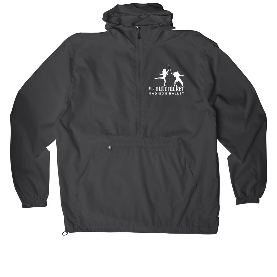 2026 Nutcracker Cast Apparel, a Graphite Packable Anorak