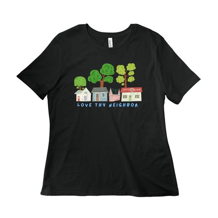 Love Thy Neighbor, a Vintage Black Women?s Relaxed Cotton Tee