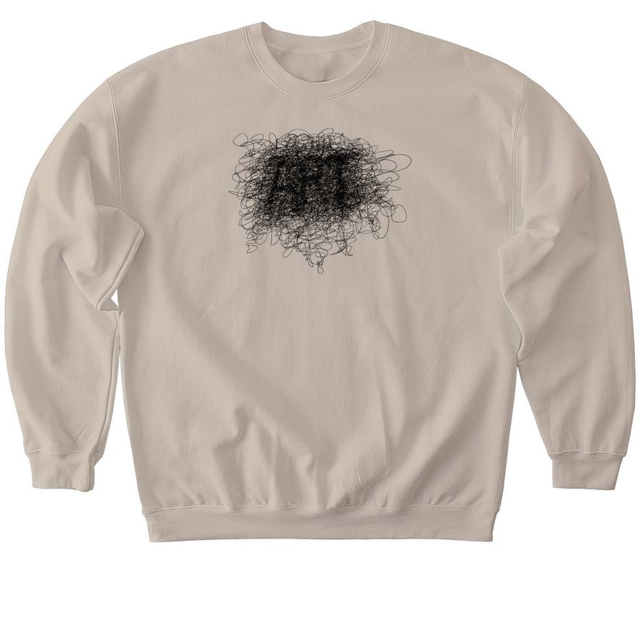 LG ART, a Sand Gildan Softstyle Crewneck Sweatshirt