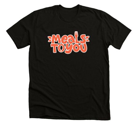 Meals To You&nbsp;, a Black Heather Premium Unisex Tee