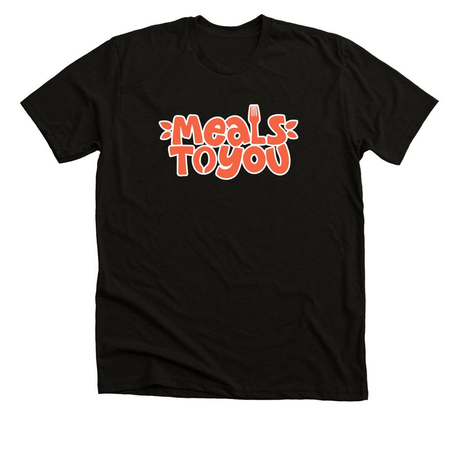Meals To You&nbsp;, a Black Heather Premium Unisex Tee