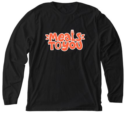 Meals To You&nbsp;, a Solid Black Blend Premium Long Sleeve Tee