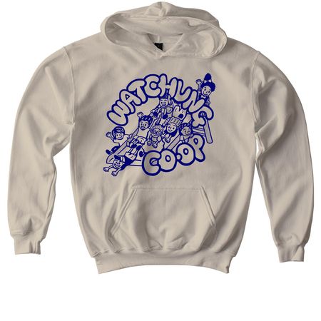 Youth (Blue), a Sand Softstyle Youth Pullover Hoodie