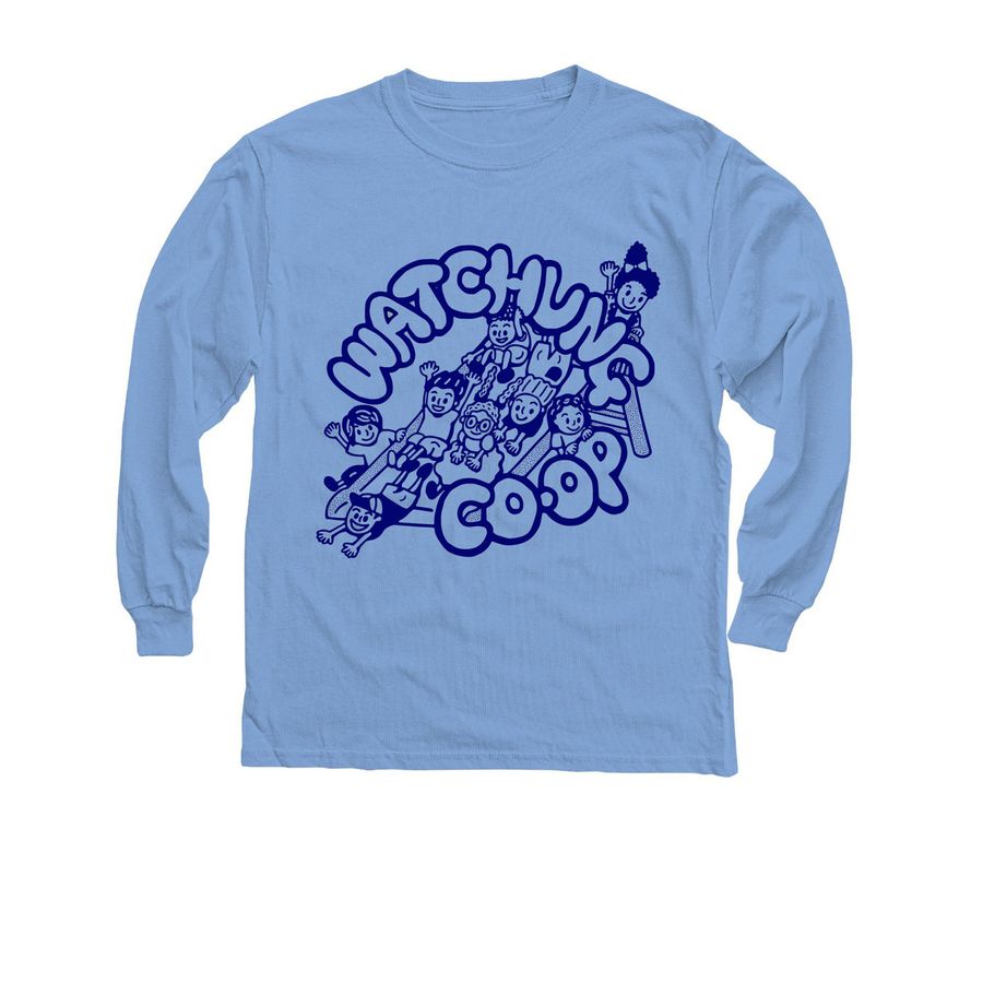 Youth (Blue), a Carolina Blue Youth Long Sleeve Tee
