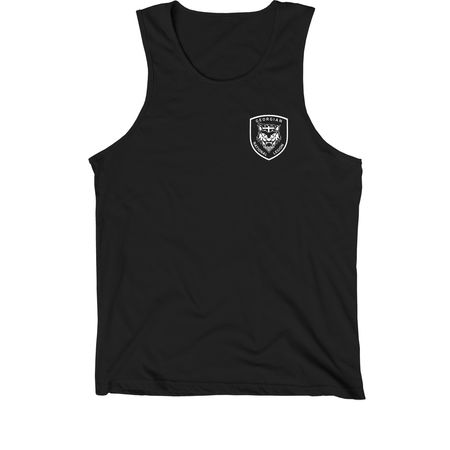 Skeleton graphic tee, a Black Premium Cotton Tank