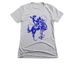 "St. Paul Way, Baby" on Back!, a Dark Heather Grey Women's Slim Fit Tee