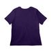 GWHVA Values, a Team Purple Women?s Relaxed Cotton Tee (back-view)