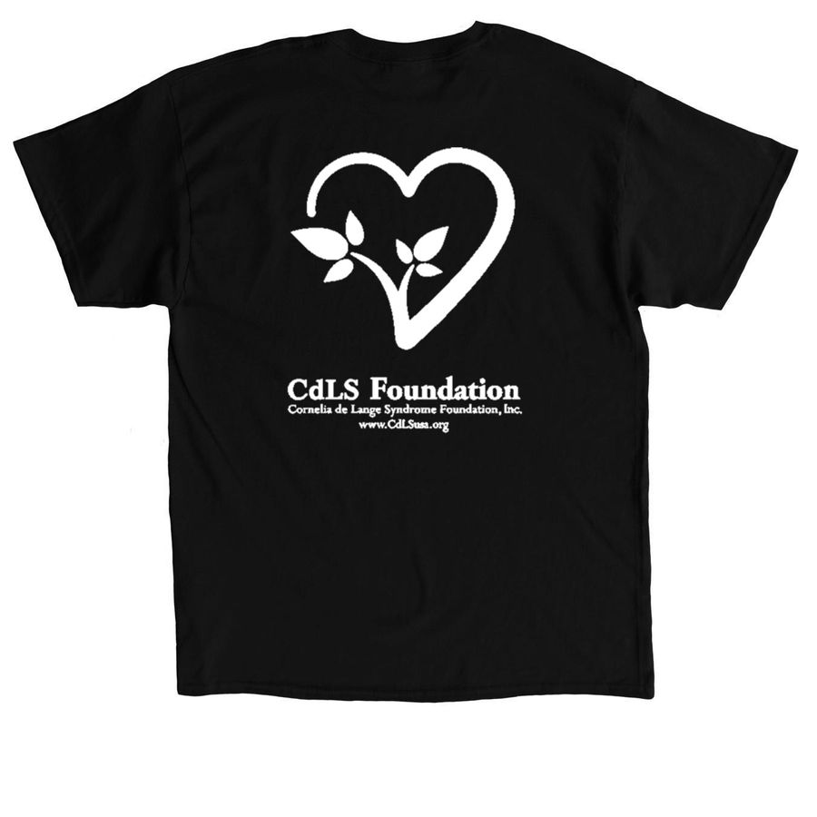 CdLS Fall Comfort Collection, a Black Classic Unisex Tee (back-view)
