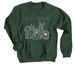 Give Wildlife a Fighting Chance, a Forest Crewneck Sweatshirt