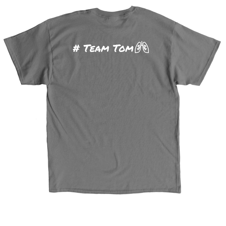 Tom Scott's Lung Transplant&nbsp;, a Charcoal Classic Unisex Tee (back-view)