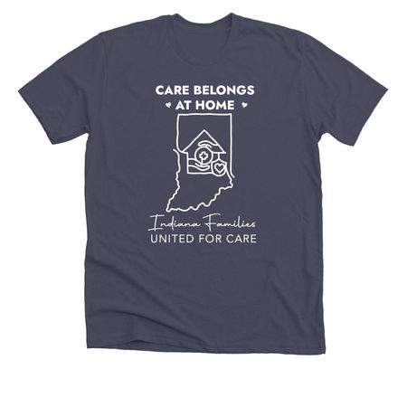 Rally Shirts!, a Heather Midnight Navy Premium Unisex Tee