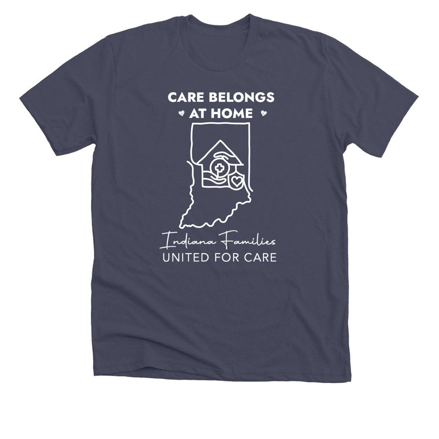 Rally Shirts!, a Heather Midnight Navy Premium Unisex Tee