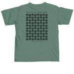 Epsilon Epsilon 80th Anniversary Tee, a Light Green Comfort Colors Unisex Tee (back-view)