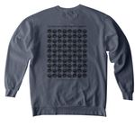 Epsilon Epsilon 80th Anniversary Tee, a Denim Comfort Colors Crewneck Sweatshirt (back-view)