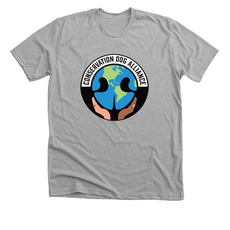 CDA Logo Apparel Design 2, a Athletic Heather Premium Unisex Tee