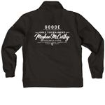 Meghan McCarthy Golf Shirts, a Black Nike Club Fleece Half Zip Pullover (back-view)