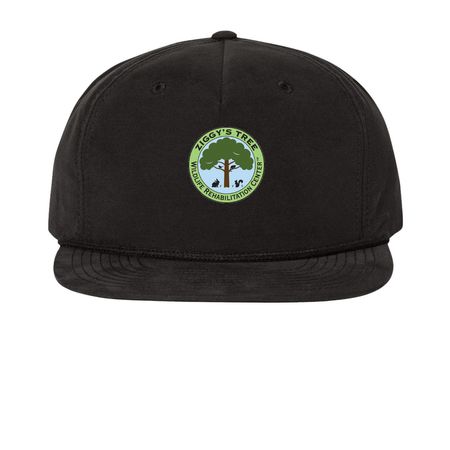 Ziggy's Tree Hat, a Black Printed Umpqua Snapback Cap