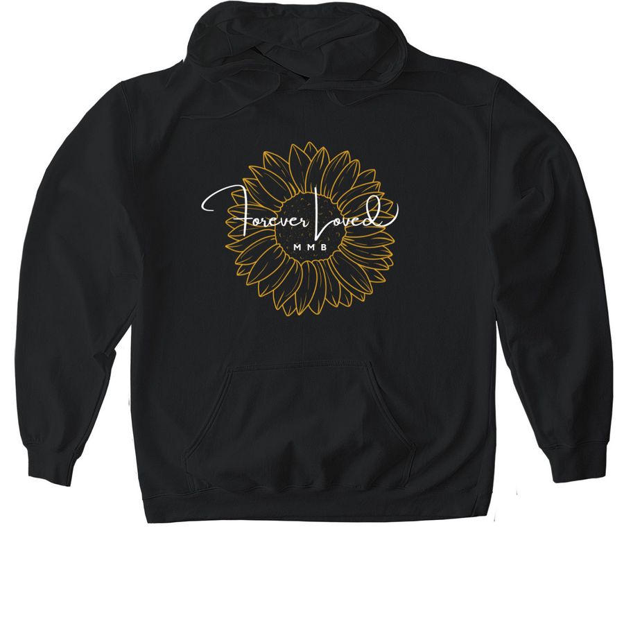 Forever Loved, a Black Gildan Softstyle Pullover Hoodie