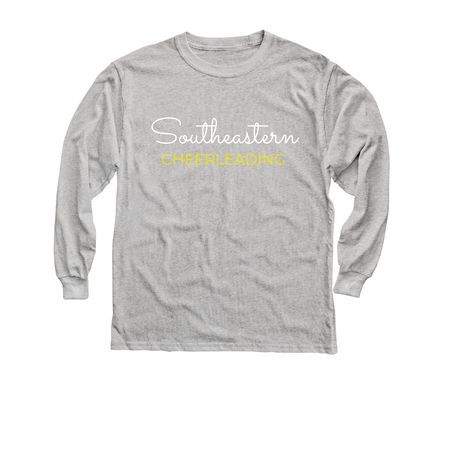 Southeastern Cheerleading, a Sport Grey Youth Long Sleeve Tee