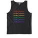 Abiding Missions Pride, a Black Comfort Colors Tank Top