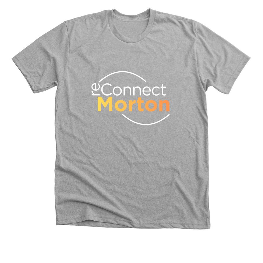 reConnect Morton, a Athletic Heather Premium Unisex Tee