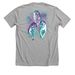 Arctic Rush Sled Dogs, a Athletic Heather Premium Unisex Tee (back-view)