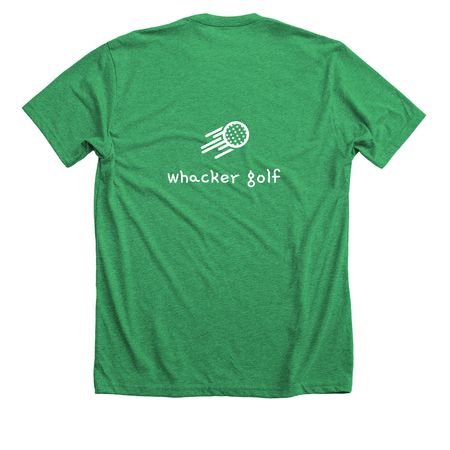 whackers logo, a Heather Kelly Premium Unisex Tee (back-view)
