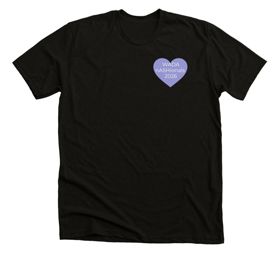 Nationals T-shirts, a Black Heather Premium Unisex Tee