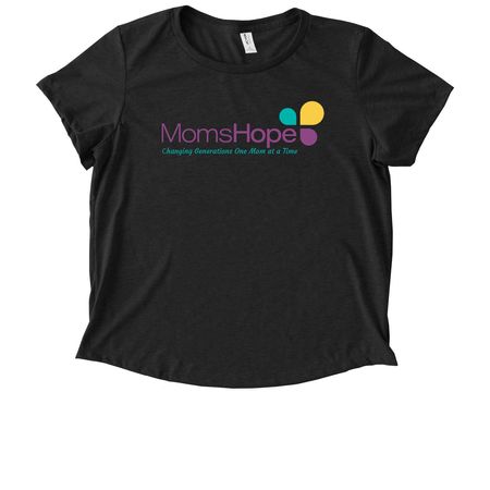 MomsHope, a Space Black Allmade Eco Triblend Women?s Scoop Neck Tee