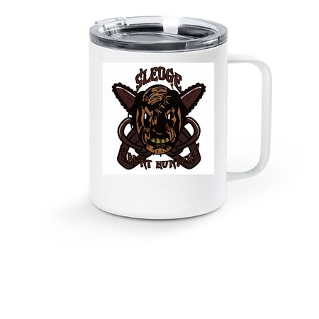 HauntHunters travel mug, a White Stainless Steel Travel Mug