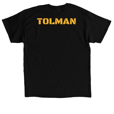 MILES TOLMAN NEW ORLEANS JERSEY, a Black Classic Unisex Tee (back-view)