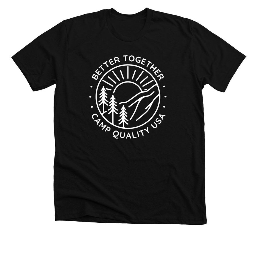 BETTER TOGETHER, a Solid Black Blend Premium Unisex Tee