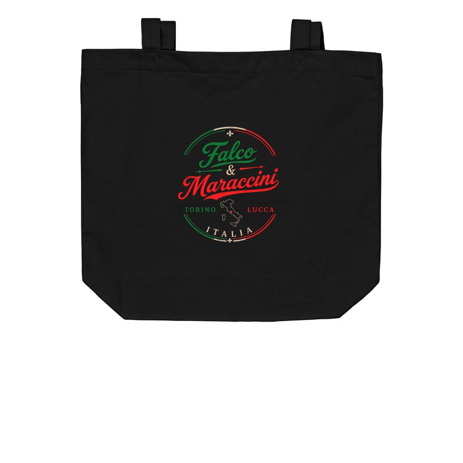 Falco & Maraccini ? Tote Bag ??, a Black Organic Cotton Tote Bag