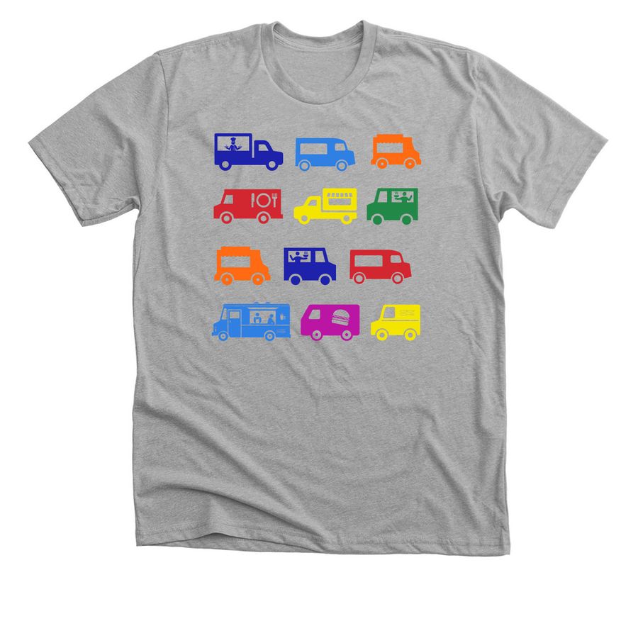 Leslie?s Foodies, a Athletic Heather Premium Unisex Tee