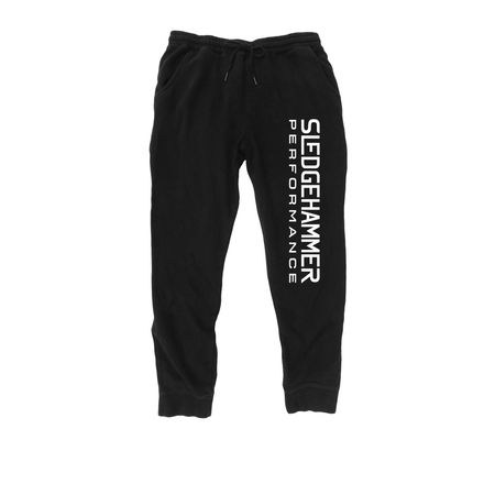 Comfortable Joggers, a Black Midweight Fleece Joggers