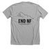 END NF -Falmouth 2026, a Athletic Heather Premium Unisex Tee (back-view)