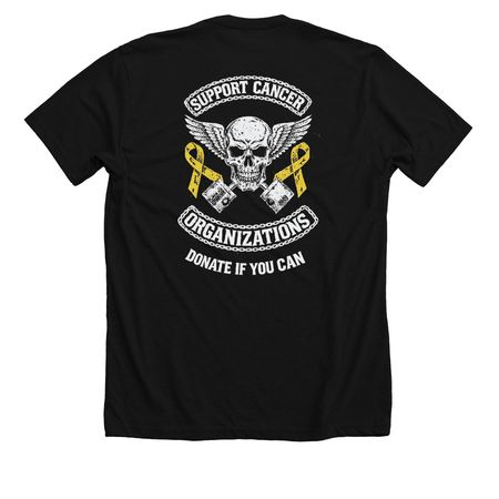 Delete The Negative, a Solid Black Blend Premium Unisex Tee (back-view)