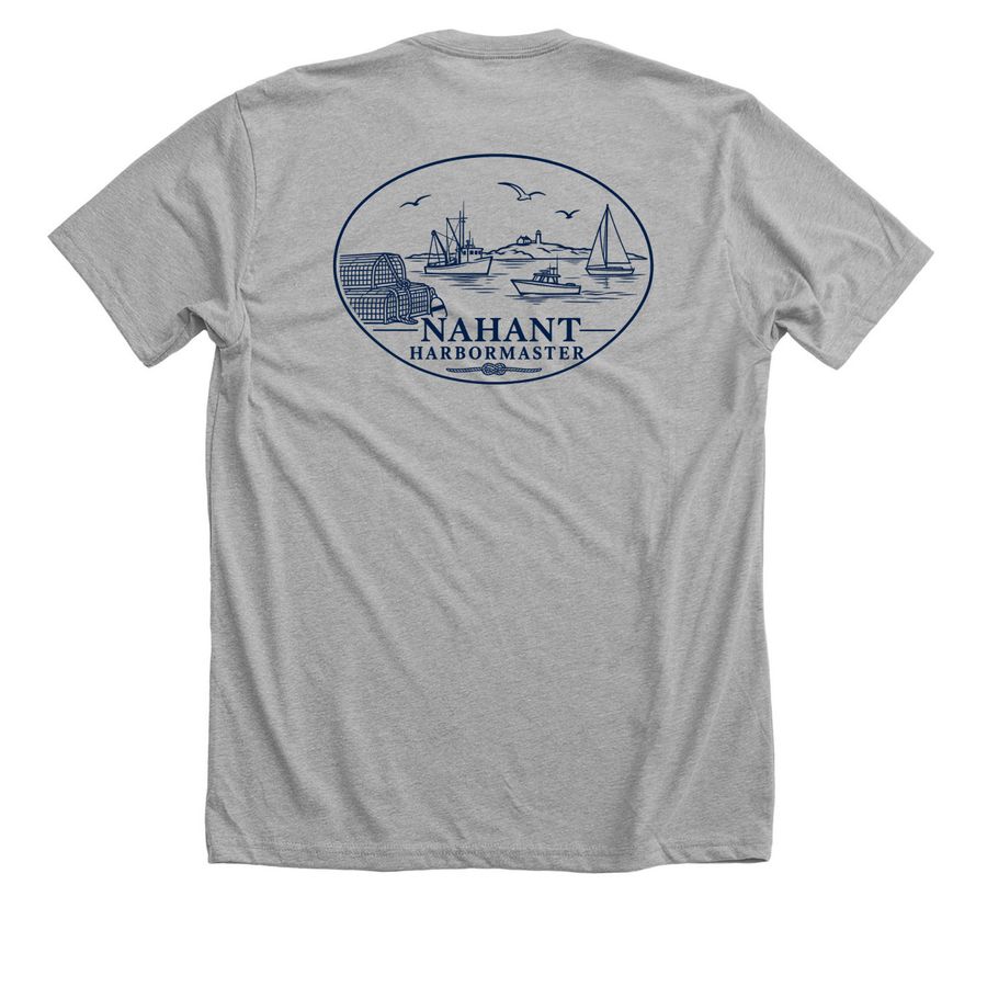 Harbormaster Fundraiser, a Athletic Heather Premium Unisex Tee (back-view)