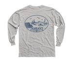 Harbormaster Fundraiser, a Sport Grey Youth Long Sleeve Tee (back-view)