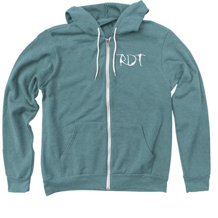 RDT&nbsp;2026 {Summer Stage} Ltd. Release, a Heather Deep Teal Zip Up Hoodie