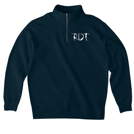 RDT&nbsp;2026 {Summer Stage} Ltd. Release, a Classic Navy Midweight Quarter Zip Pullover
