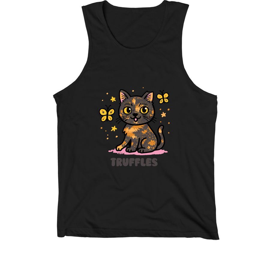 Tanks by @trufflesthetortie, a Black Premium Cotton Tank