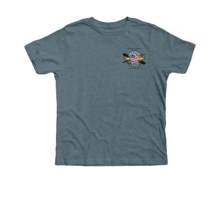 2026 Youth Chapter T's, a Heather Slate Premium Youth Tee