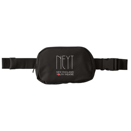 NEYT Logo Hip Pack, a Deep Black Matte Hip Pack