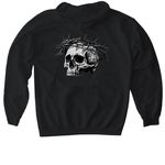 GOLGOTHA, a Black Gildan Softstyle Pullover Hoodie (back-view)