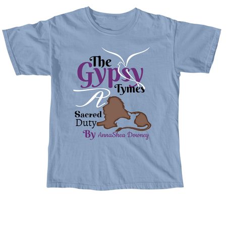 My Lion Laid Down With My Sheep, a Washed Denim Comfort Colors Unisex Tee