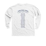 Inclusion and Beyond - National Showcase '26, a White Youth Long Sleeve Tee (back-view)