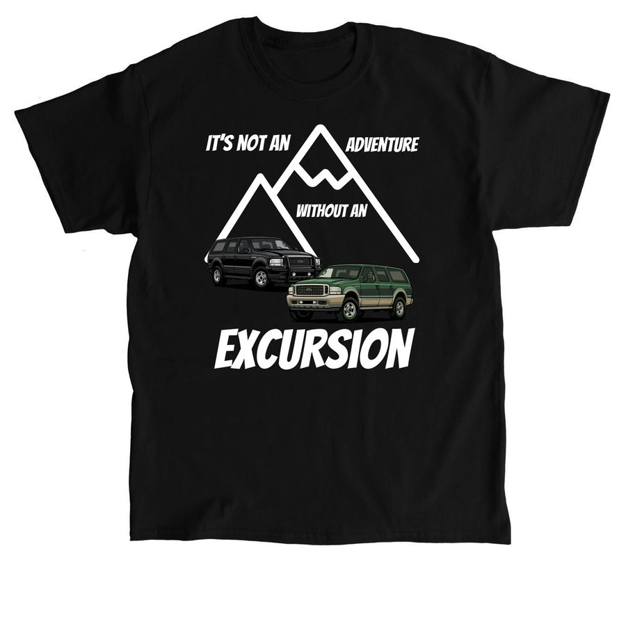 Excursion Adventure&nbsp;, a Black Classic Unisex Tee