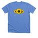 3 Sunflowers, a Heather Columbia Blue Premium Unisex Tee